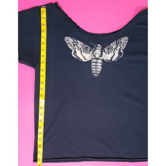 Death Moth - Distressed Vintage Shirt - Oversized Necromance Shirt - Picture 7 of 7